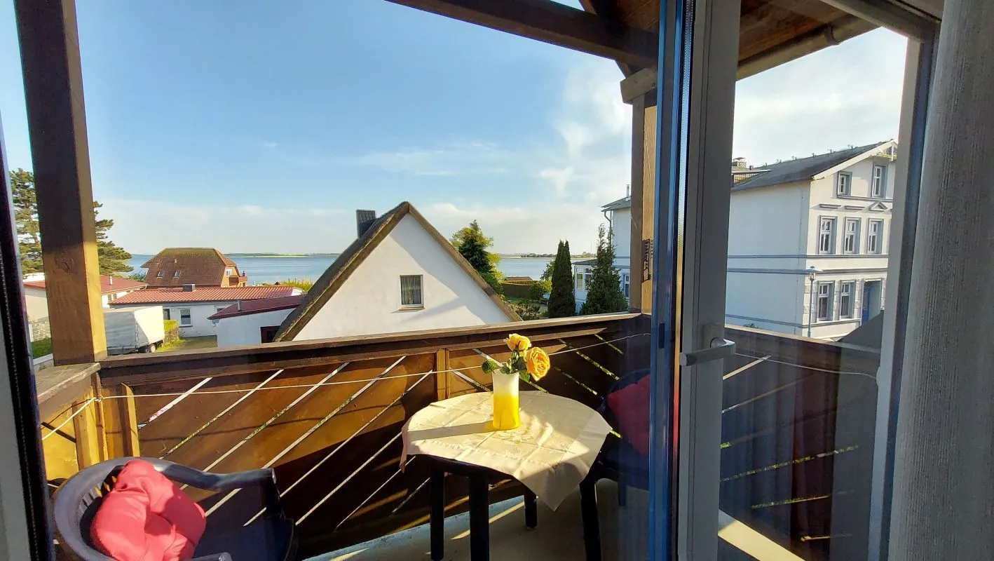 Ferienwohnung Boddenblick Breege-Juliusruh - Balkon