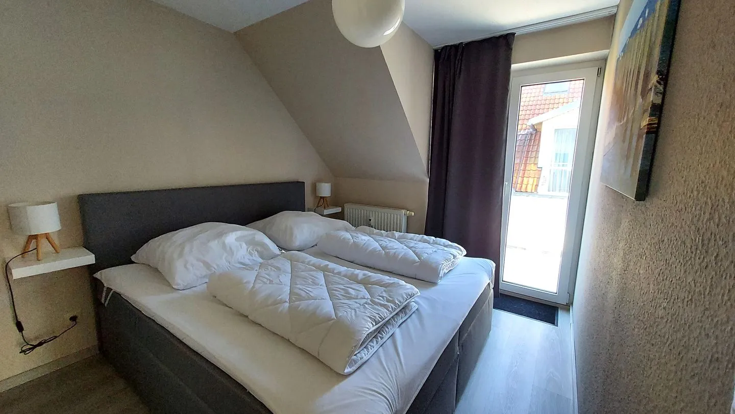 Ferienwohnung Ostsee-Buhne Baabe - Schlafzimmer