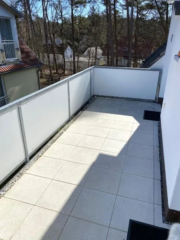 Ferienwohnung Ostsee-Buhne Baabe - Balkon