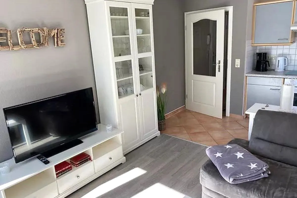 Ferienwohnung Ostsee-Buhne Baabe - Wohnzimmer