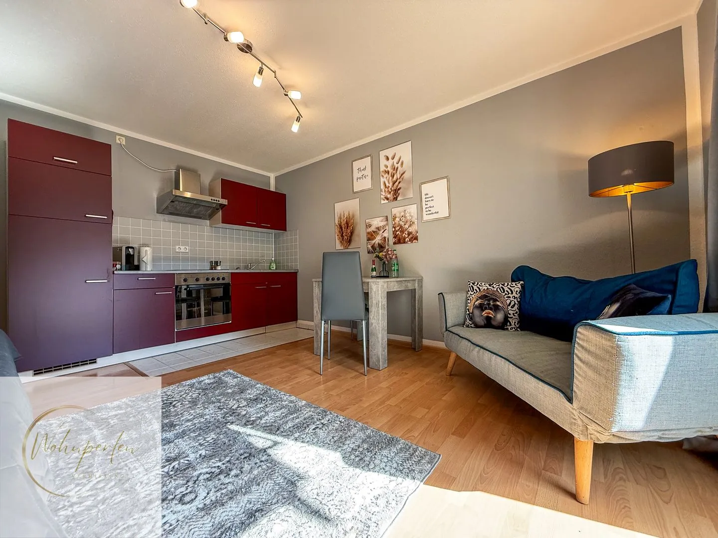 Apartment - NewTown - Balkon Dresden - Küche / Küchenzeile