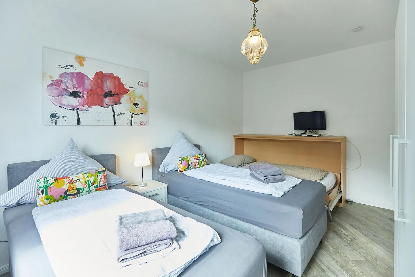 Haus Nordstrand - Ferienwohnung 5 Borkum - Schlafzimmer