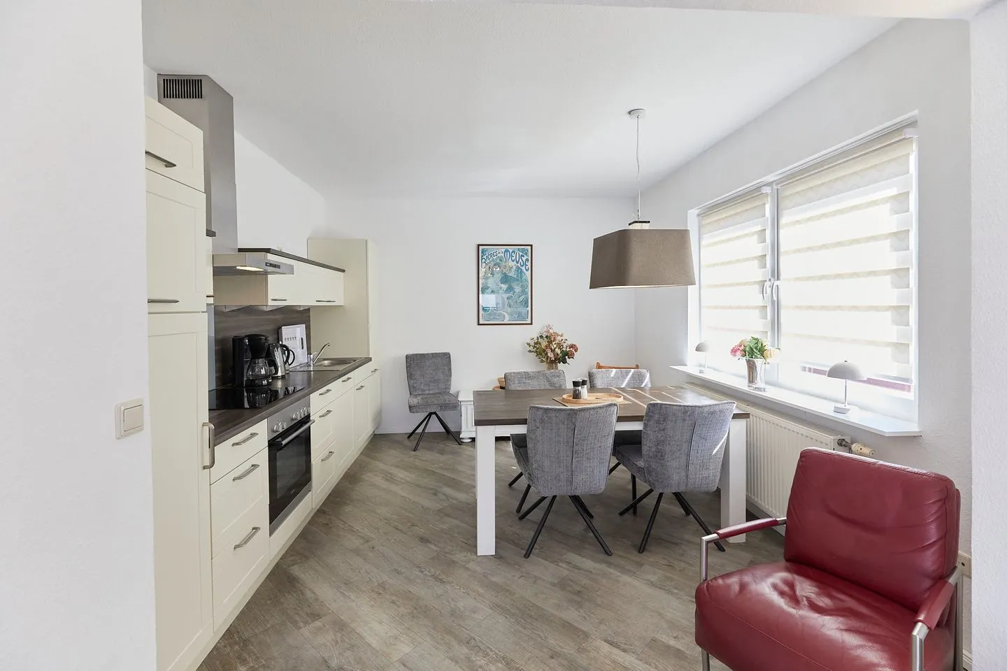 Haus Nordstrand - Ferienwohnung 5 Borkum - Küche / Küchenzeile