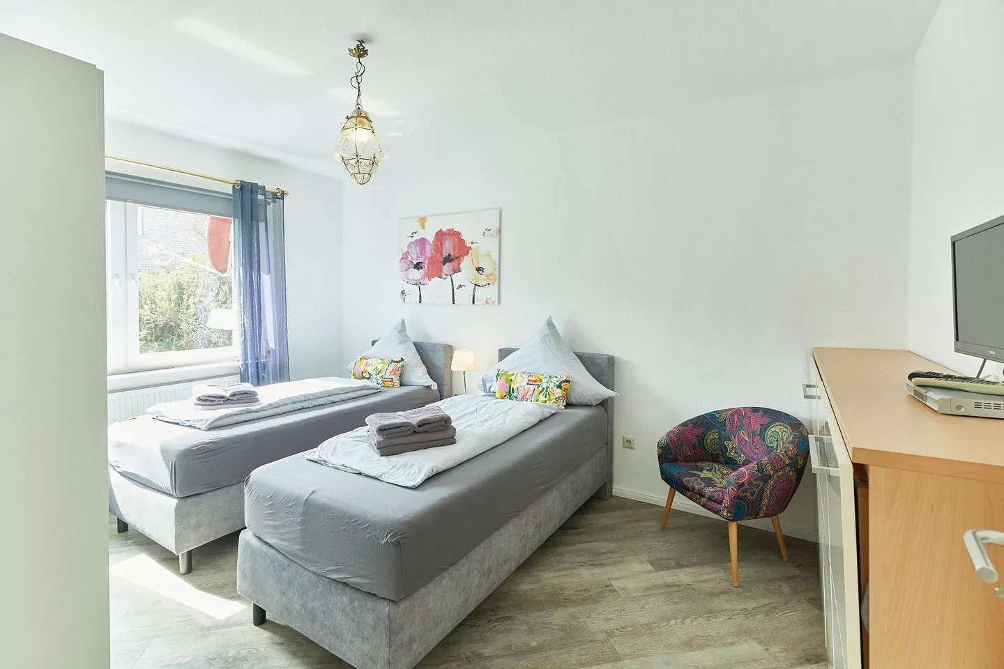Haus Nordstrand - Ferienwohnung 5 Borkum - Schlafzimmer