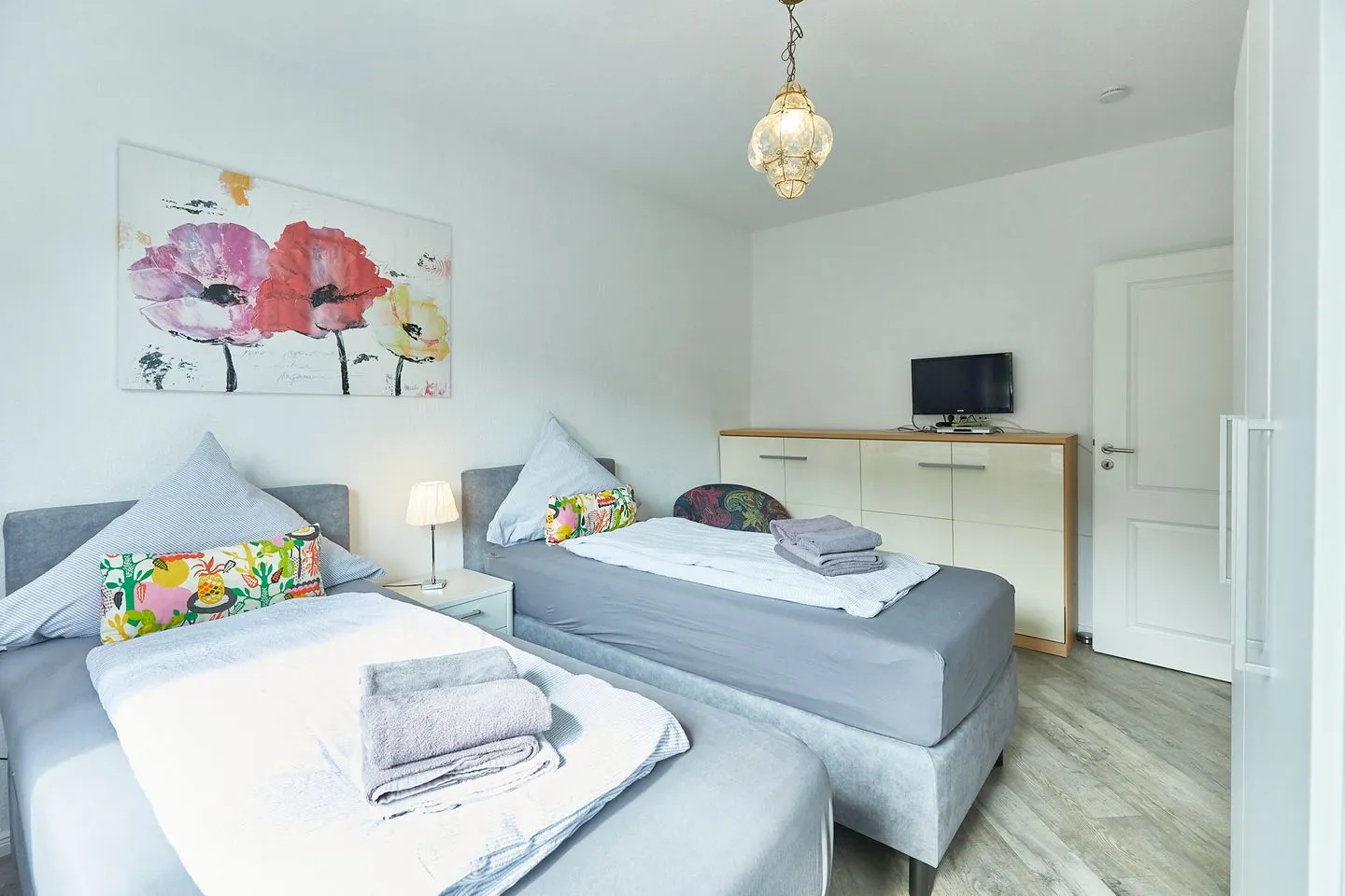 Haus Nordstrand - Ferienwohnung 5 Borkum - Schlafzimmer