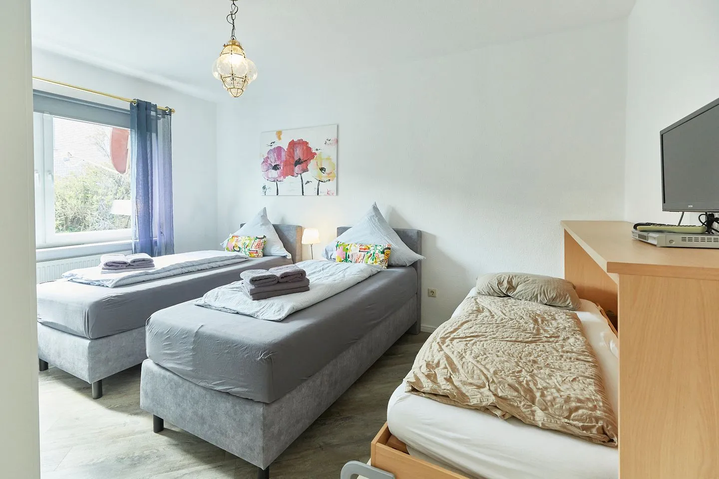 Haus Nordstrand - Ferienwohnung 5 Borkum - Schlafzimmer