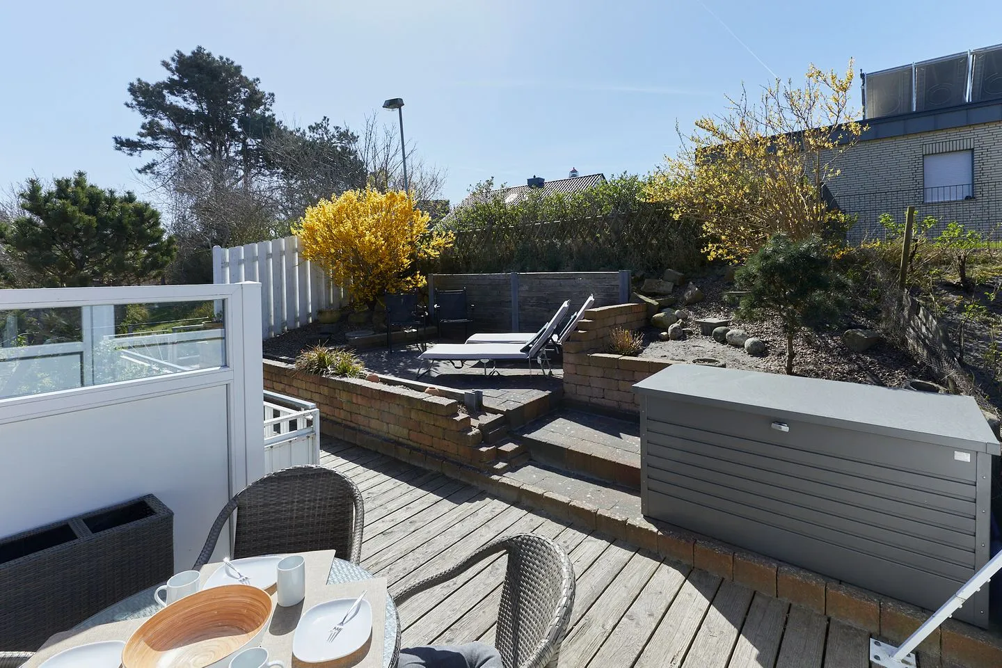 Haus Nordstrand - Ferienwohnung 5 Borkum - Terrasse