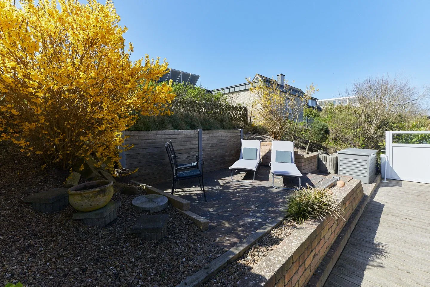 Haus Nordstrand - Ferienwohnung 5 Borkum - Terrasse