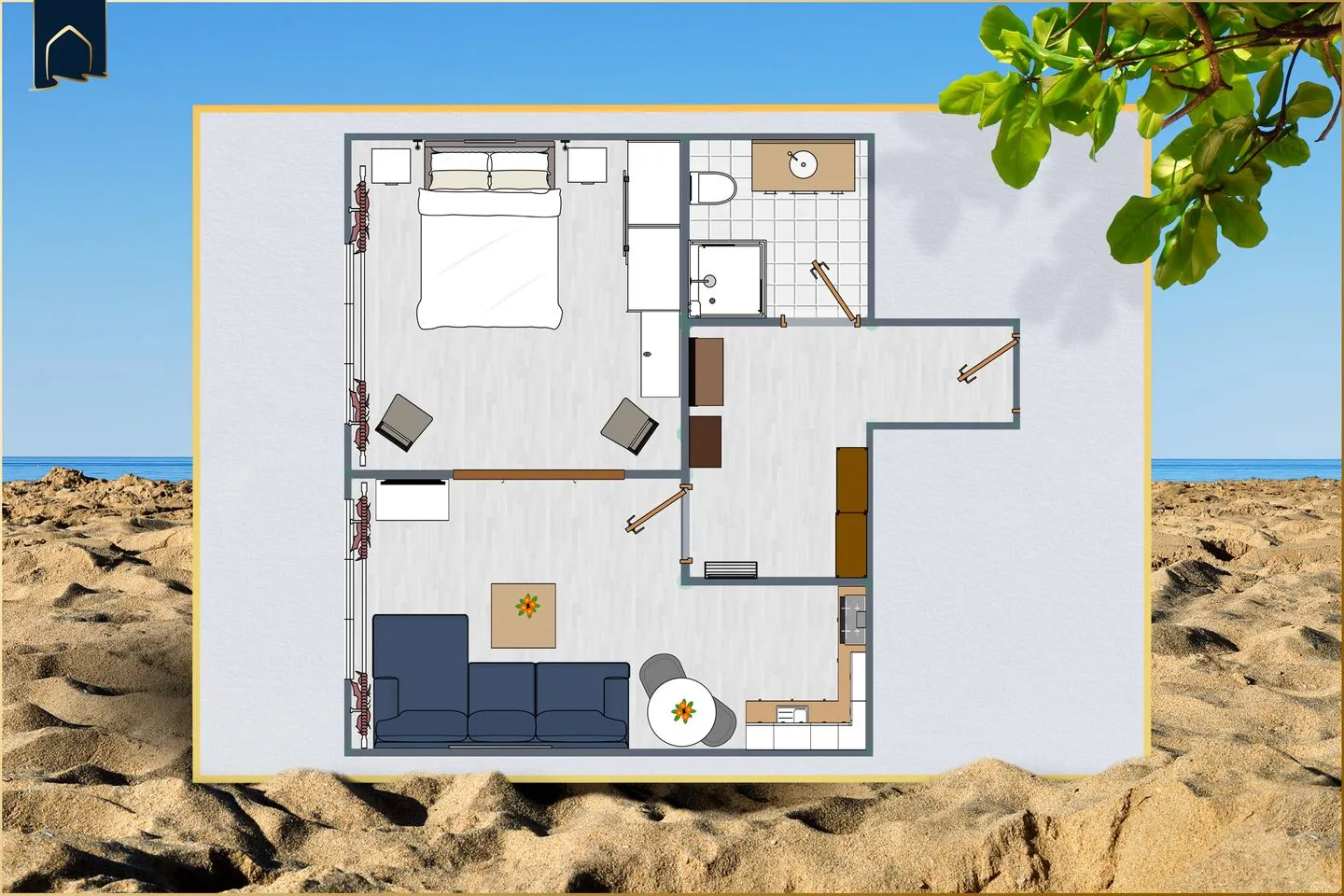 Ferienwohnung Kranich Ostseebad Heringsdorf - Grundriss