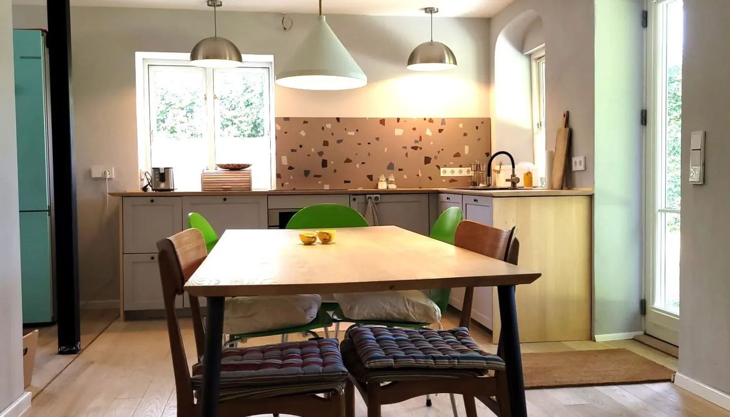 Loft Reethus Koppelkiek Husby - Küche / Küchenzeile
