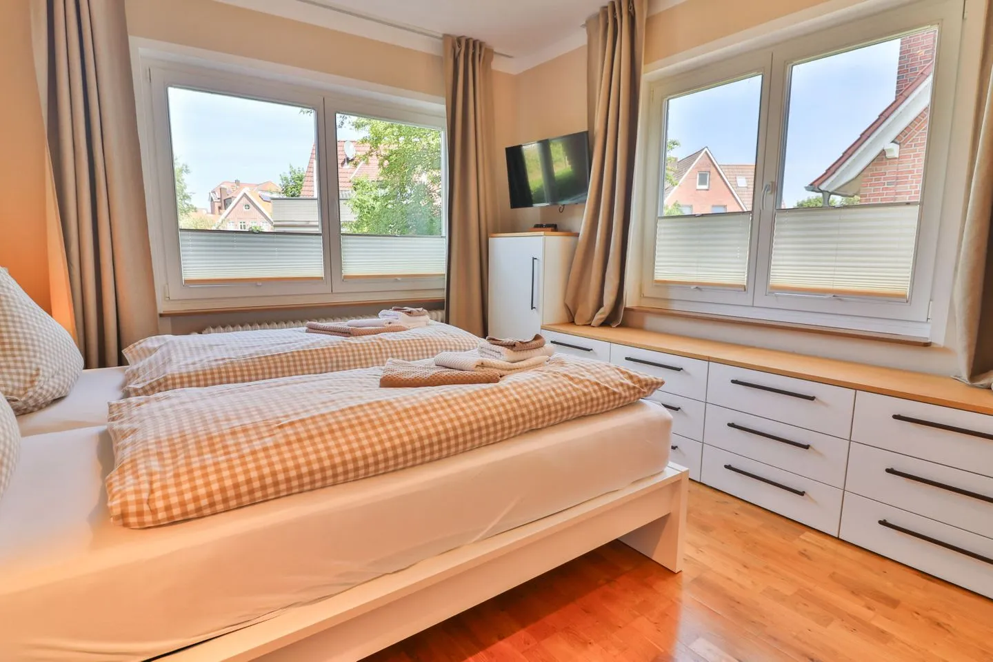 Hus an't Dalben - Hauptdeck Langeoog - Schlafzimmer