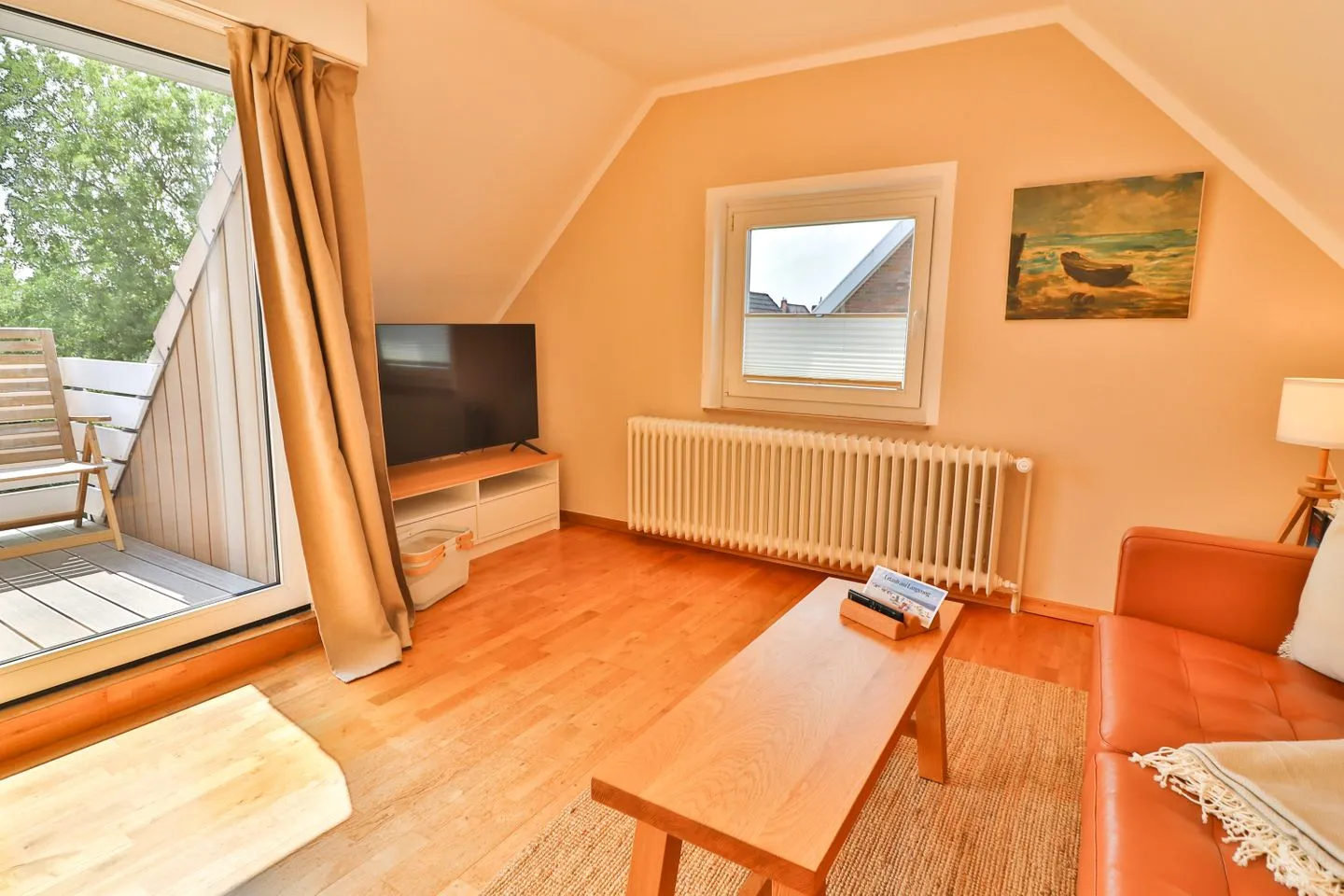 Hus an't Dalben - Utkiek Langeoog - Wohnzimmer