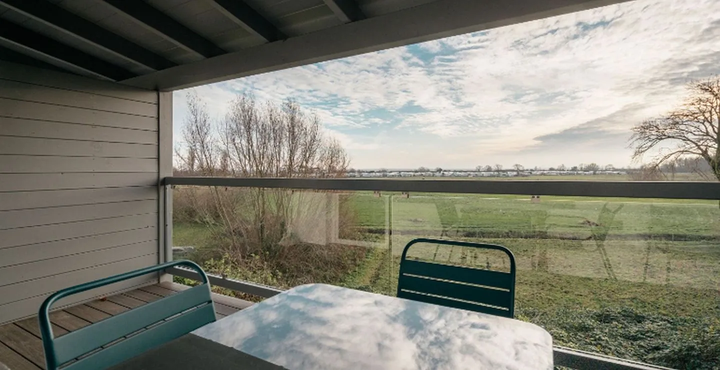 Strandkoje - Landhaus Rettin - Balkon