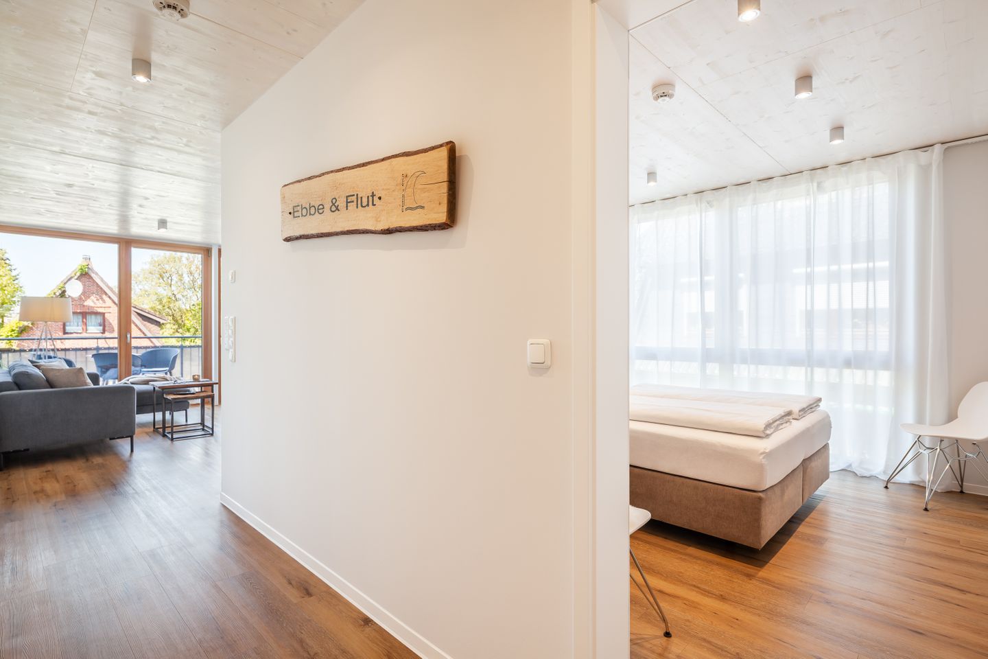 Wohnung Flut, Wohnzimmer