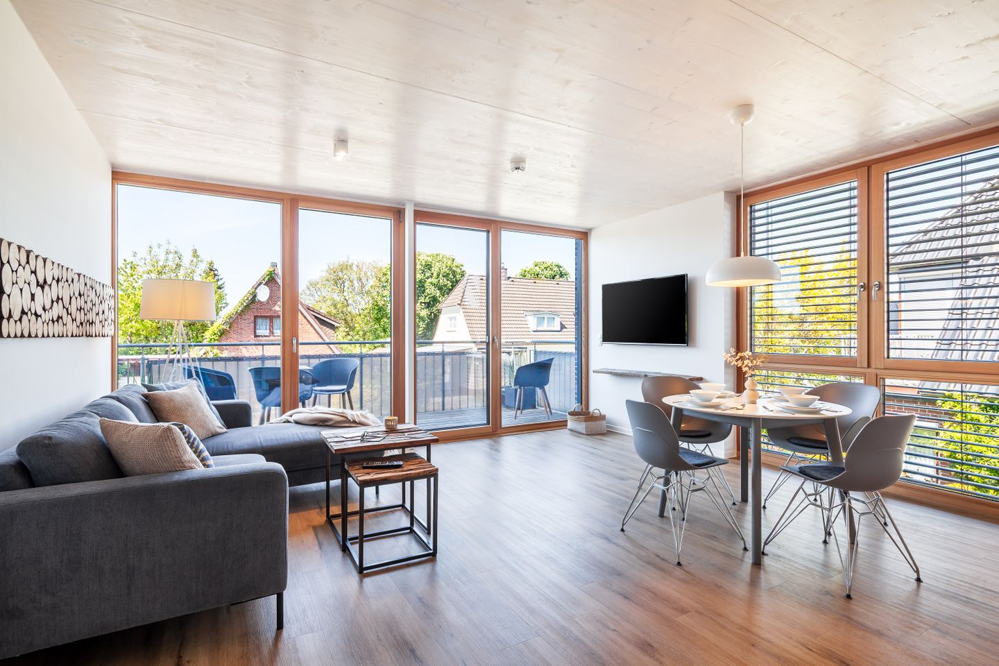 Wohnung Flut, Wohnzimmer
