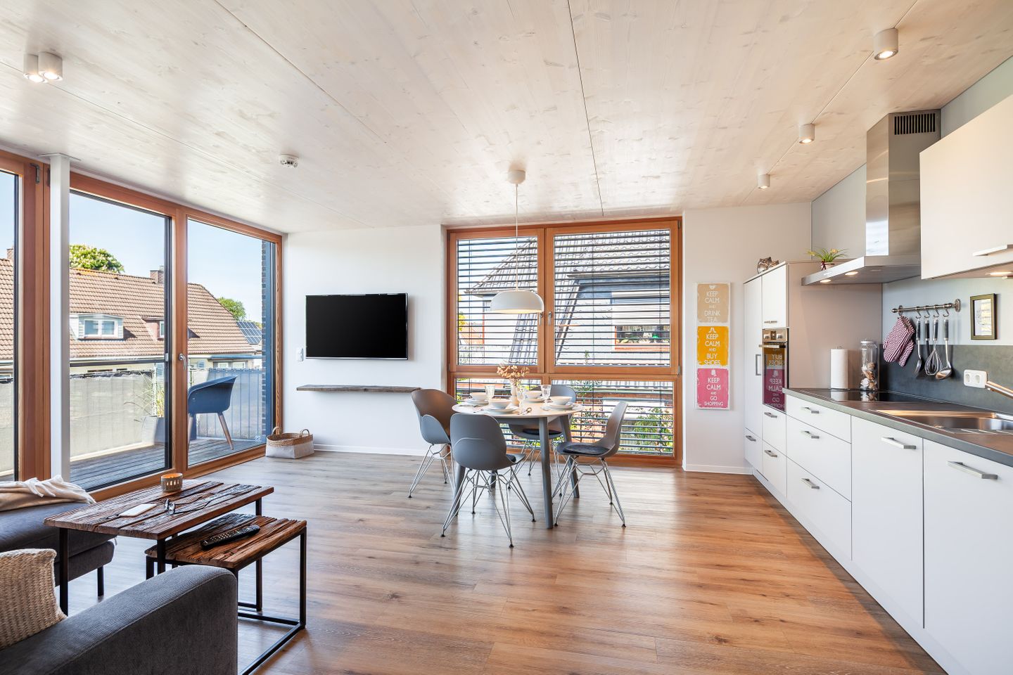 Wohnung Flut, Essbereich