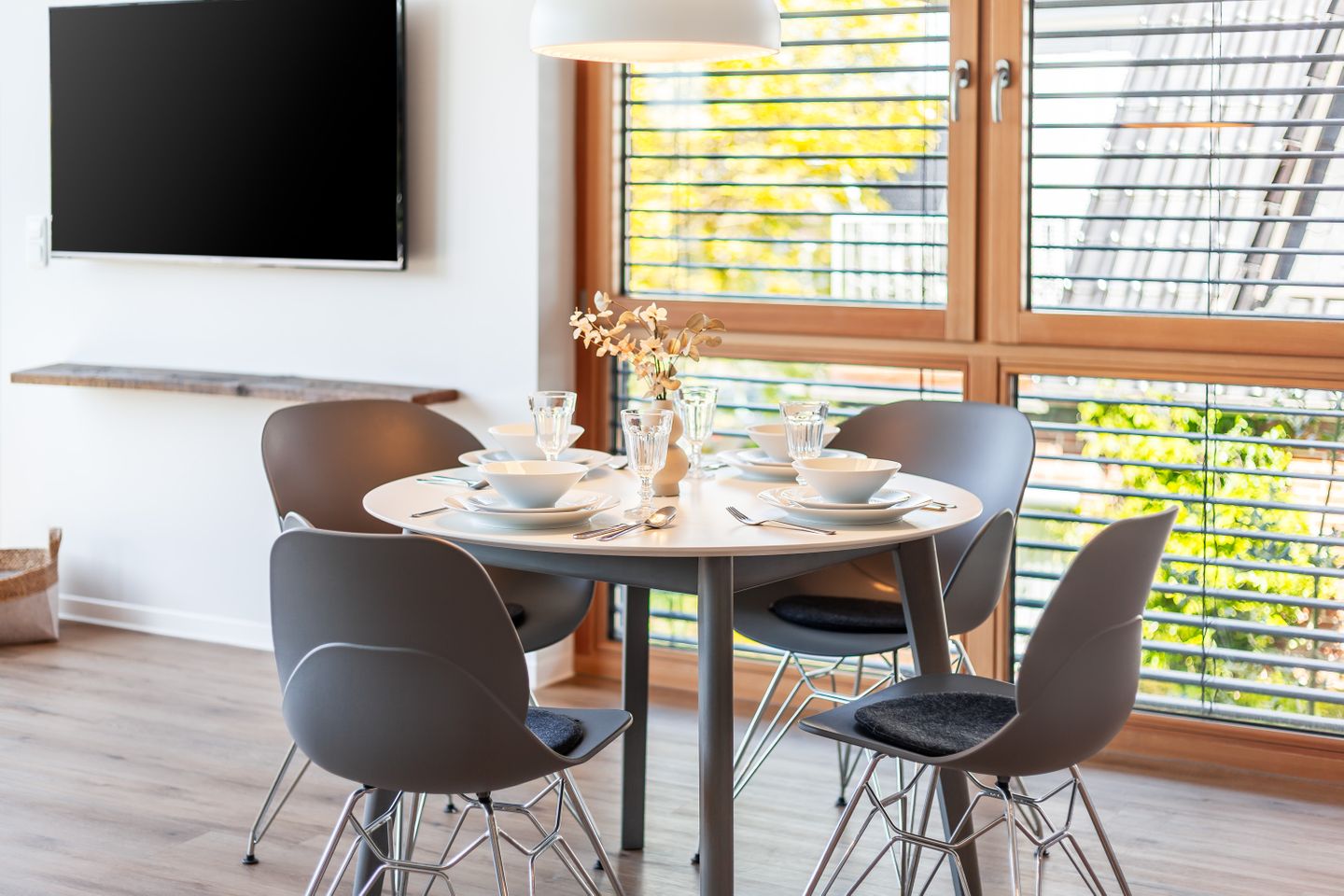 Wohnung Flut, Essbereich