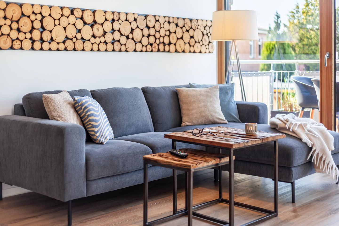Wohnung Flut, Wohnzimmer