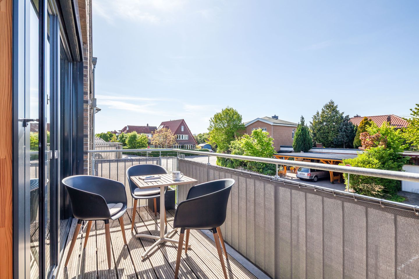 Wohnung Flut, Balkon