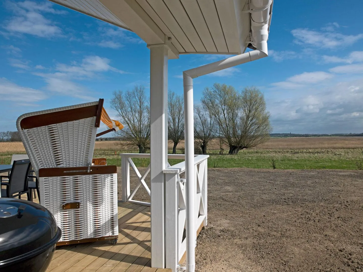 Dänisches Ferienhaus am Salzhaff, Haus Käpt´n Nemo Vorwerk - Terrace