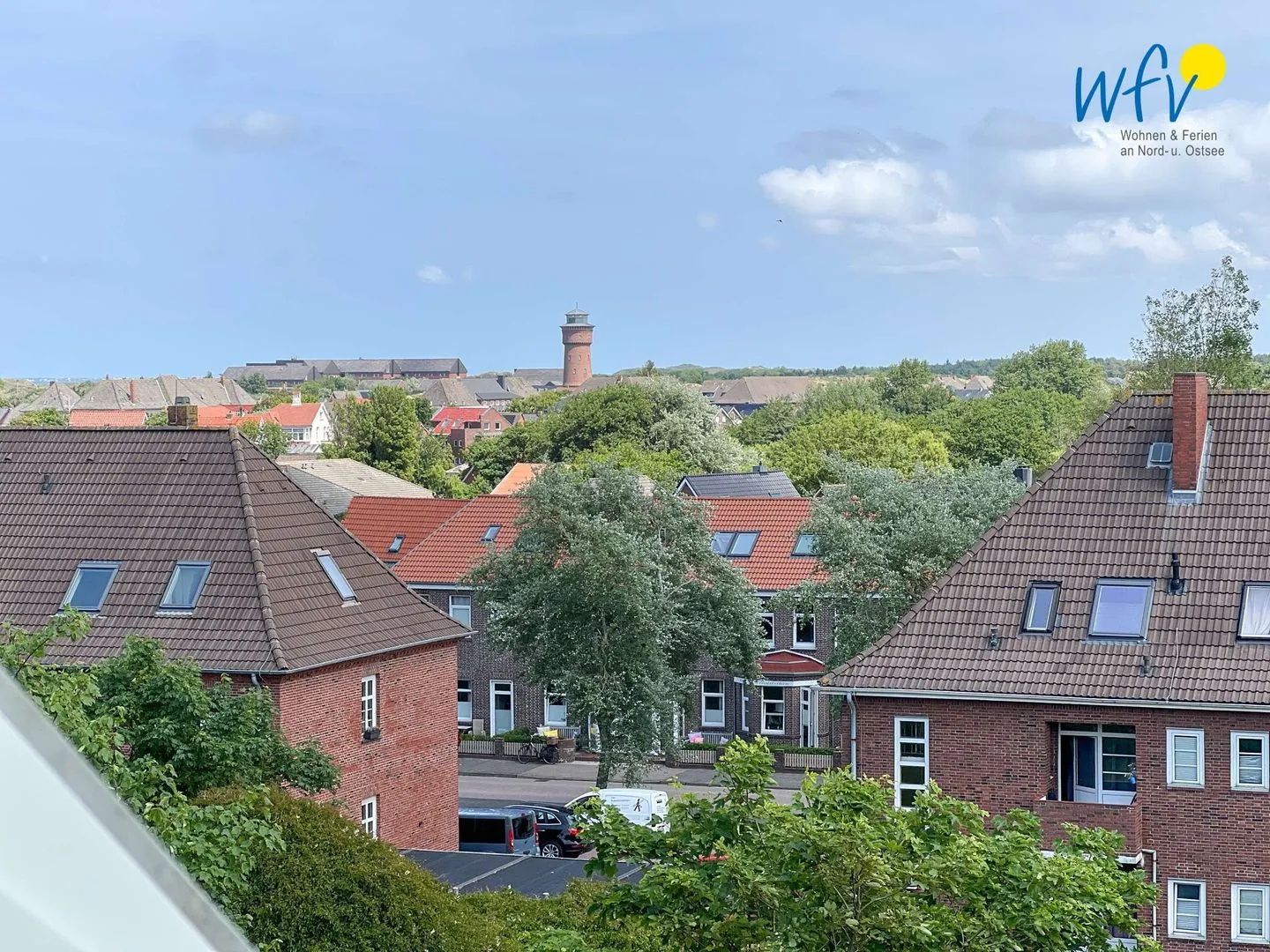 Apartmenthaus Roberta Ferienwohnung Leuchtturm Borkum - Blick auf Sehenswürdigkeit