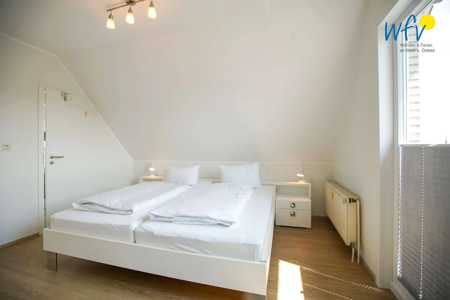 Apartmenthaus Roberta Ferienwohnung Leuchtturm Borkum - Schlafzimmer