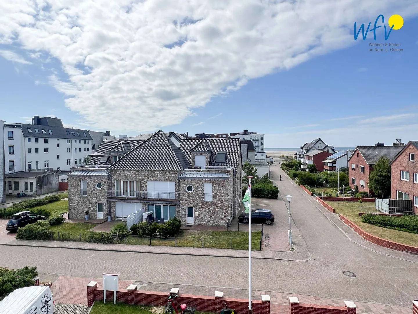 Apartmenthaus Roberta Ferienwohnung Meerblick Borkum - Meerblick