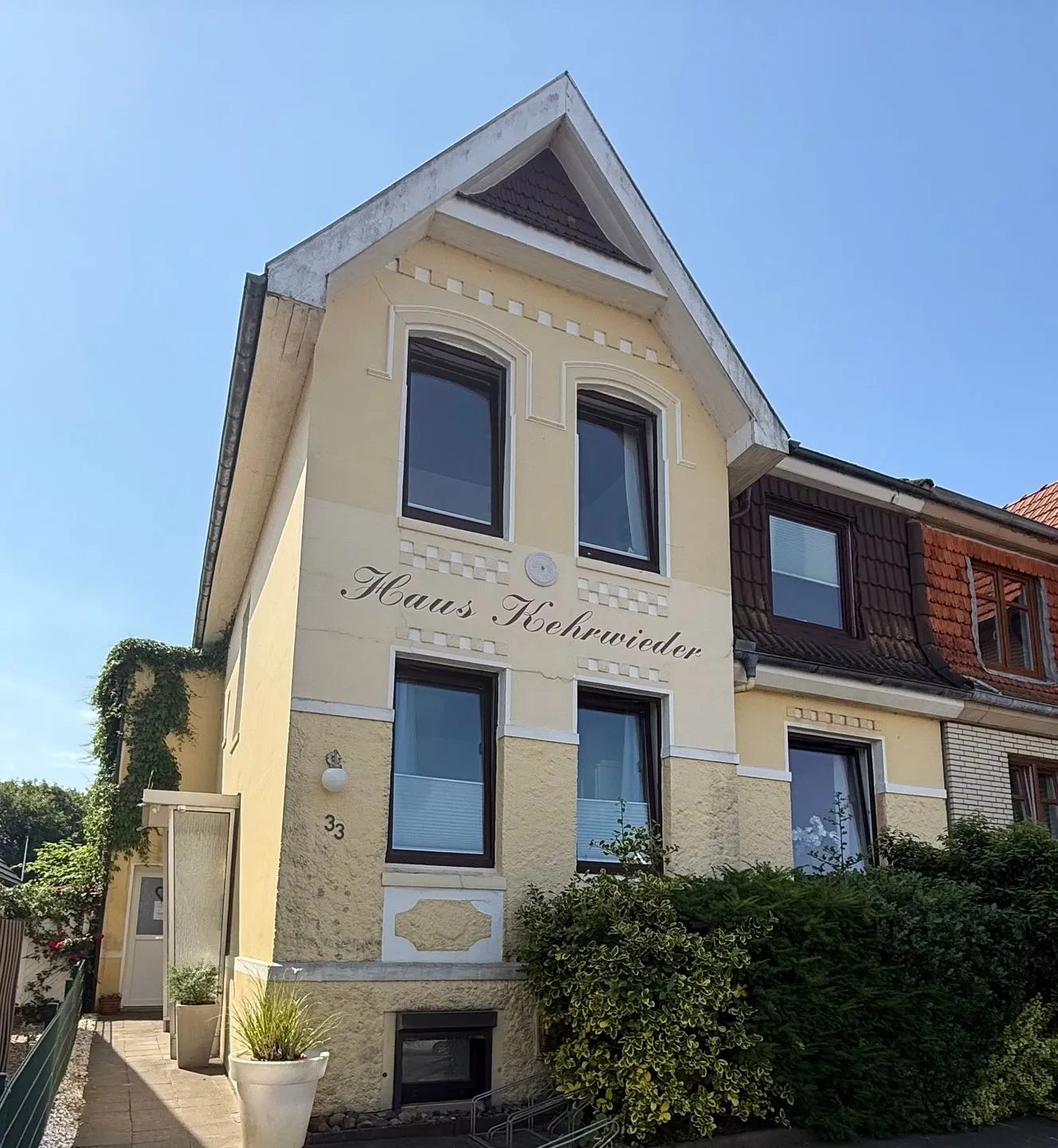 Haus Kehrwieder Wohnung Südsee - Fassade / Eingang