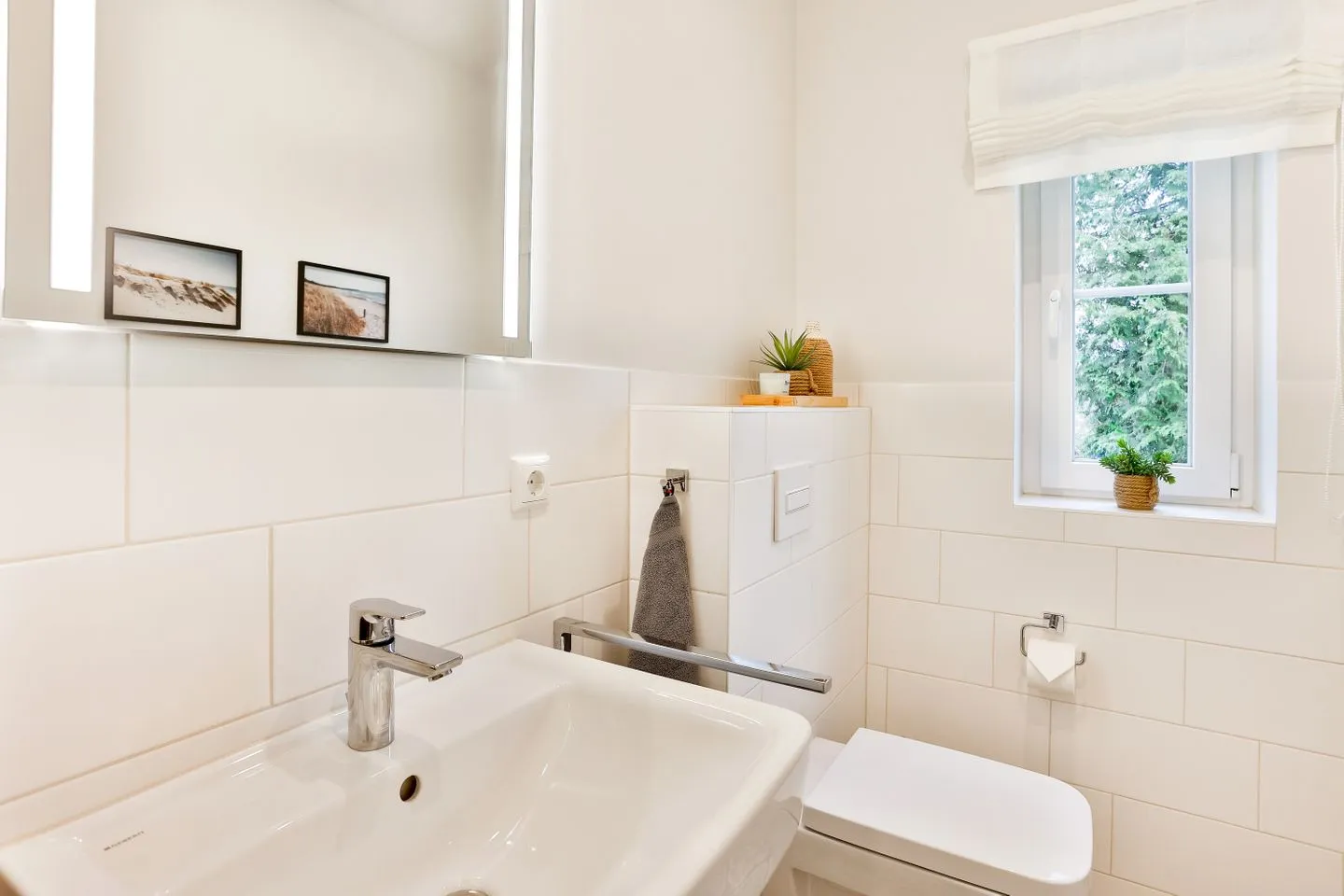 Ferienhaus Hygge Wiek - Badezimmer