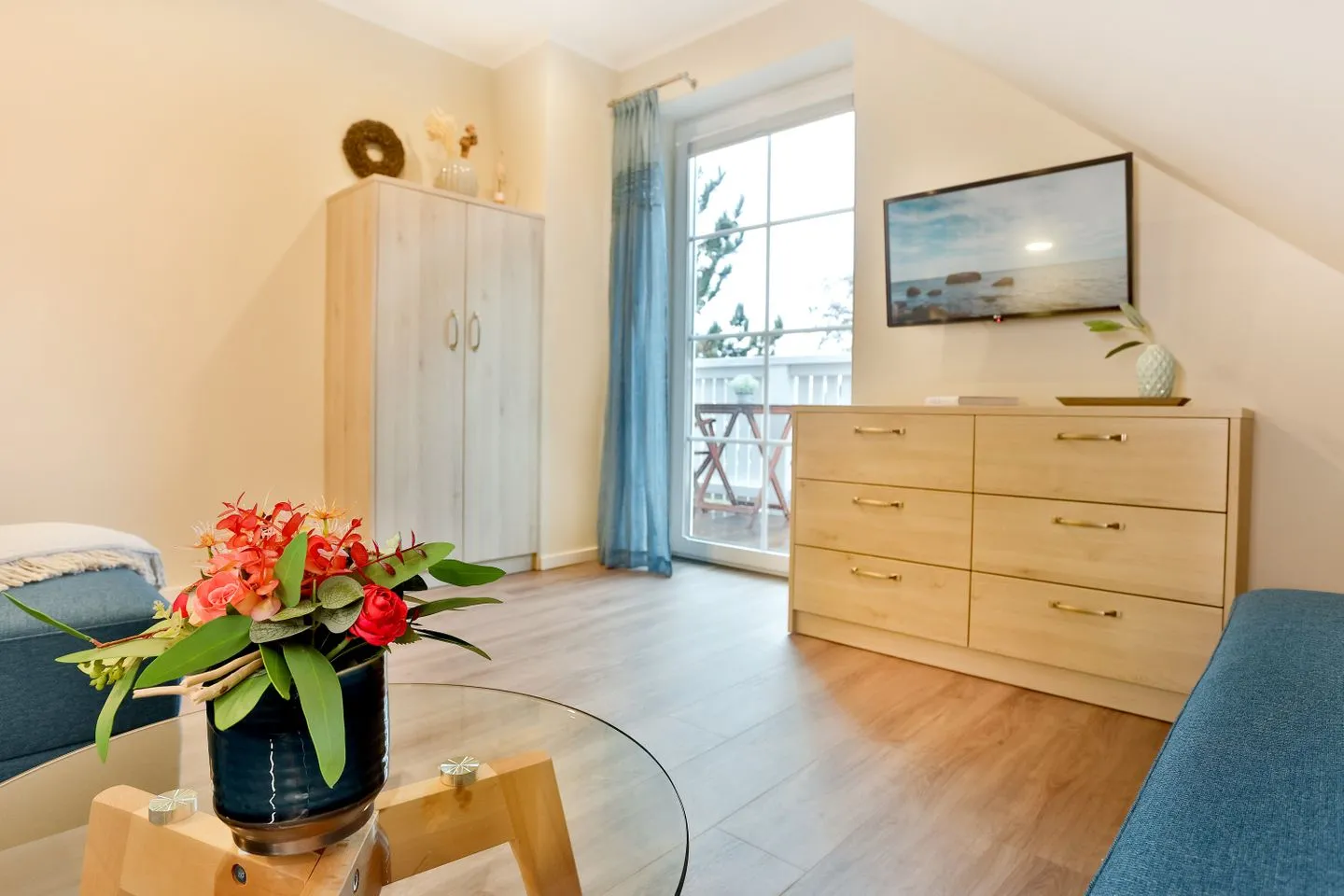 Ferienhaus Hygge Wiek - Schlafzimmer