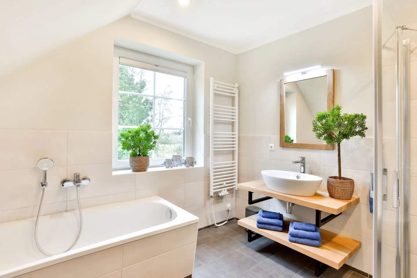 Ferienhaus Hygge Wiek - Badezimmer