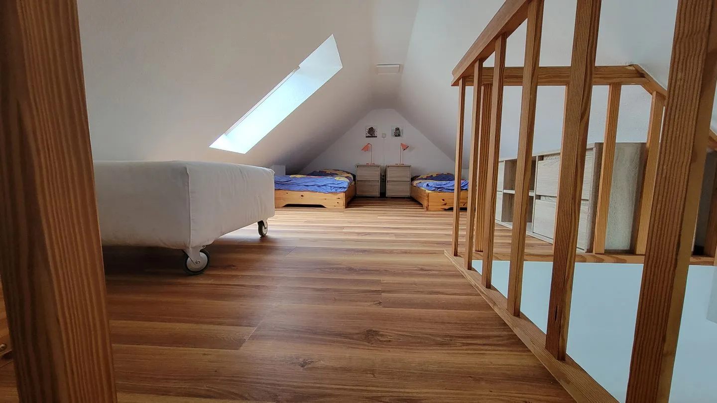 Ferienhaus zum Kranichblick Garz OT Losentitz - Schlafzimmer