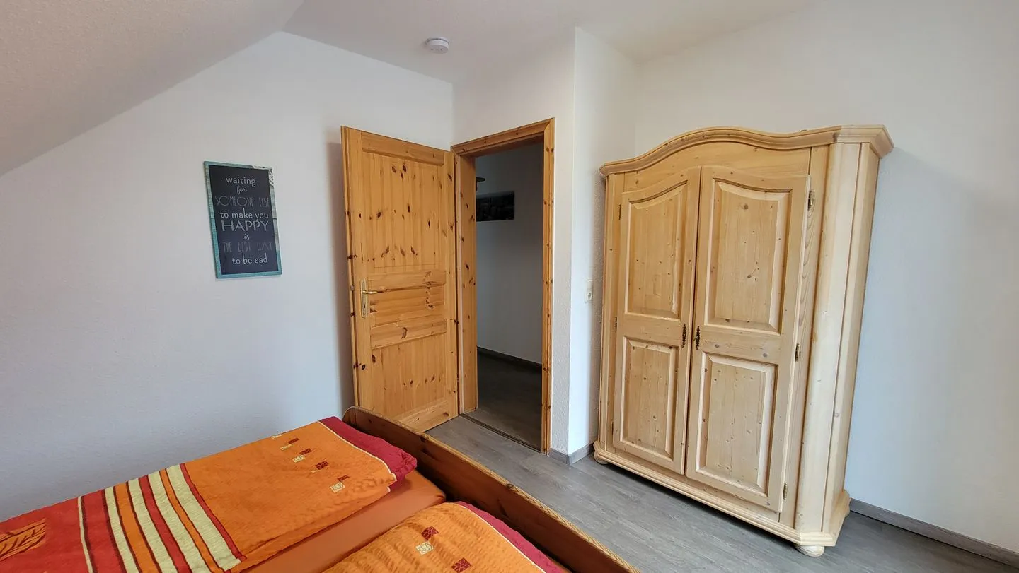 Ferienhaus zum Kranichblick Garz OT Losentitz - Schlafzimmer
