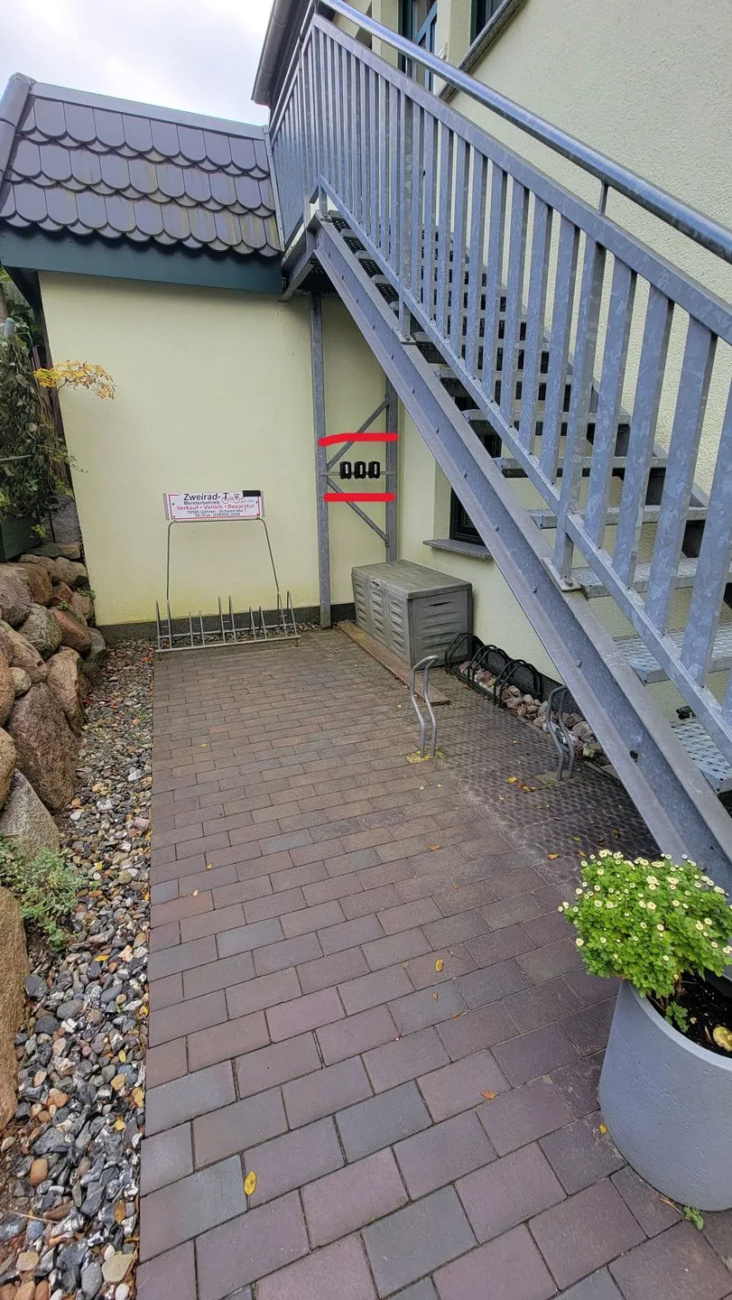 Ferienwohnung Ginster Mariendorf - Fassade / Eingang