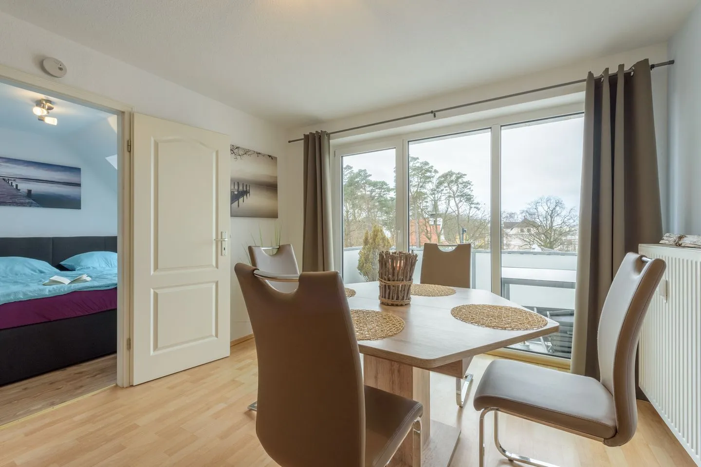 Ferienwohnung Lebensart Baabe - Wohnzimmer