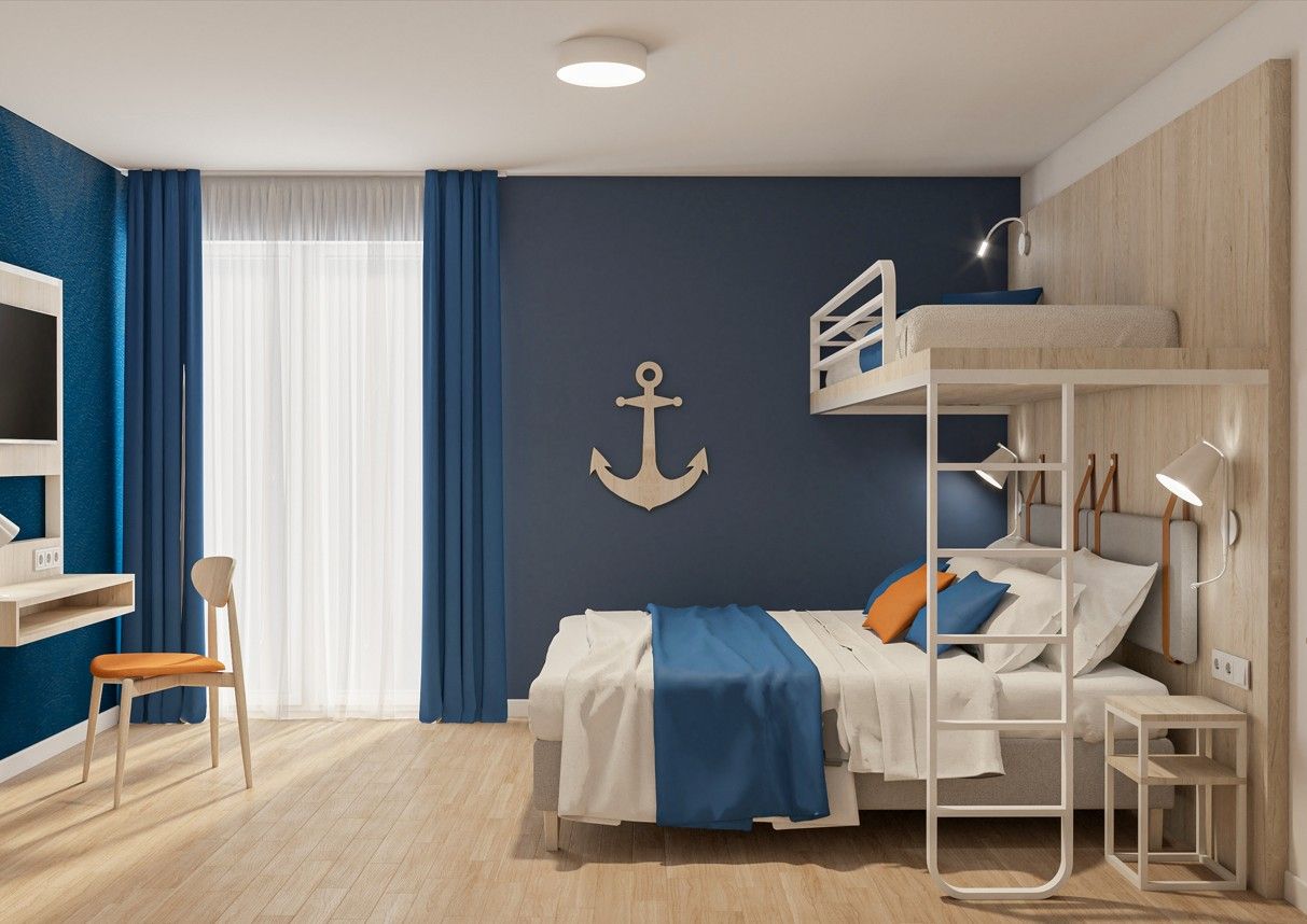 Fairschlafen Boutique Hostel Dreibett Kapitänszimmer 0.01, Sauna, Fitness Bild 2