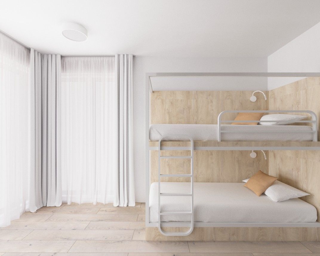 Fairschlafen Boutique Hostel Etagenbett Kömbüse 0.05, Sauna, Fitness Bild 2