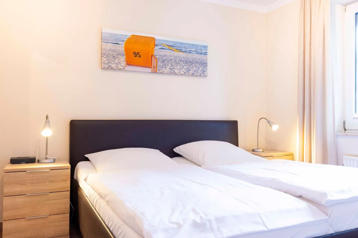 (DKK1d) Ferienwohnung Seemöwe Niendorf - Schlafzimmer