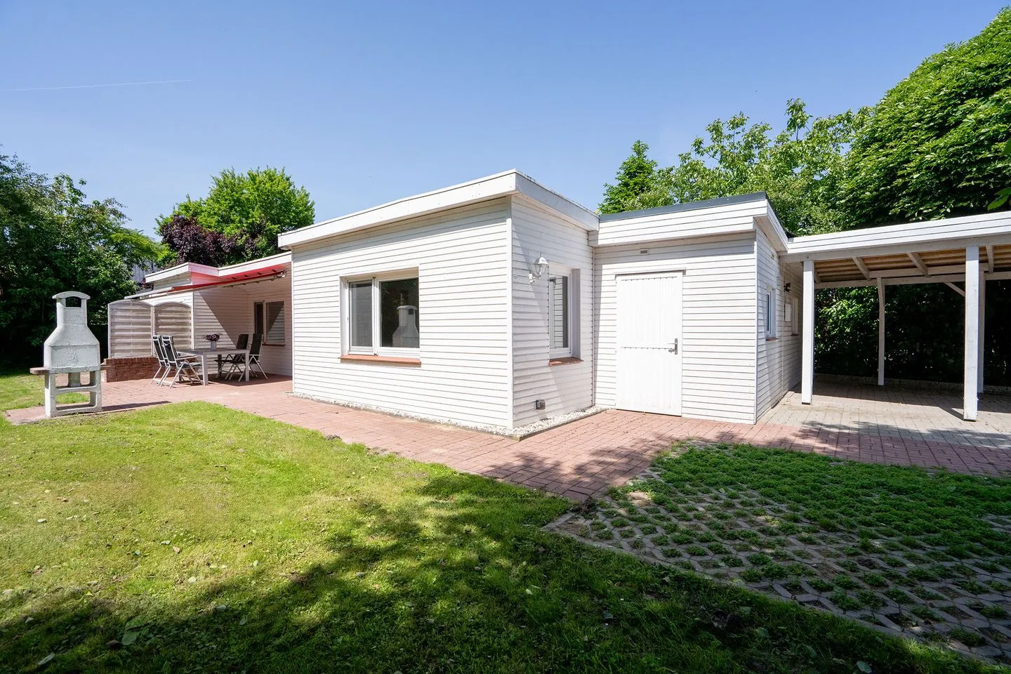 (ERL12) Ferienhaus Thorn Niendorf - Gartenblick
