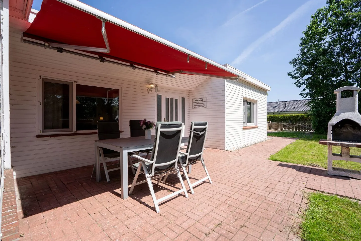 (ERL12) Ferienhaus Thorn Niendorf - Terrasse