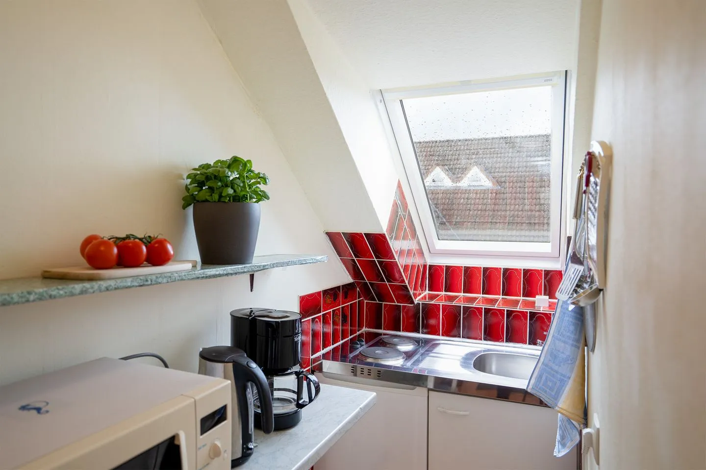 (HER14b) Ferienwohnung "Hartig 2" Niendorf - Küche / Küchenzeile