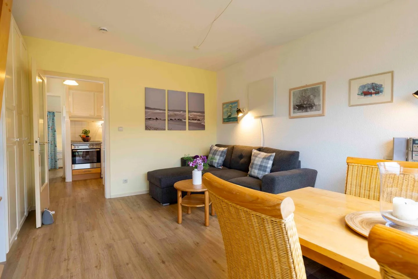 (MEI6) Ferienwohnung Passat Niendorf - Wohnzimmer