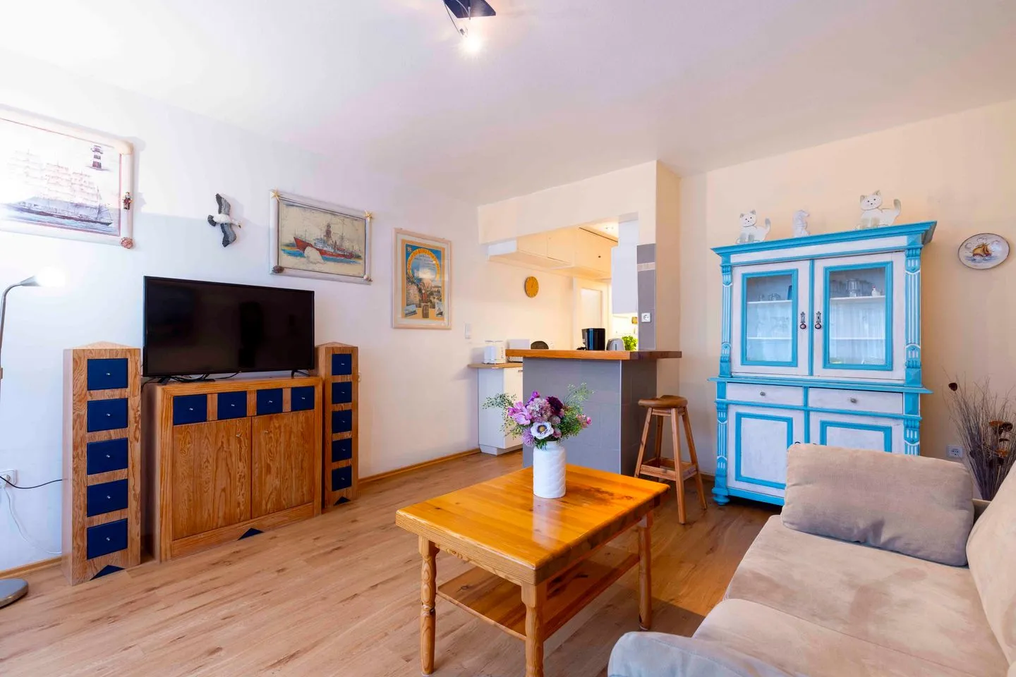 (MEI6b) Ferienwohnung "Matysik" Niendorf - Wohnzimmer