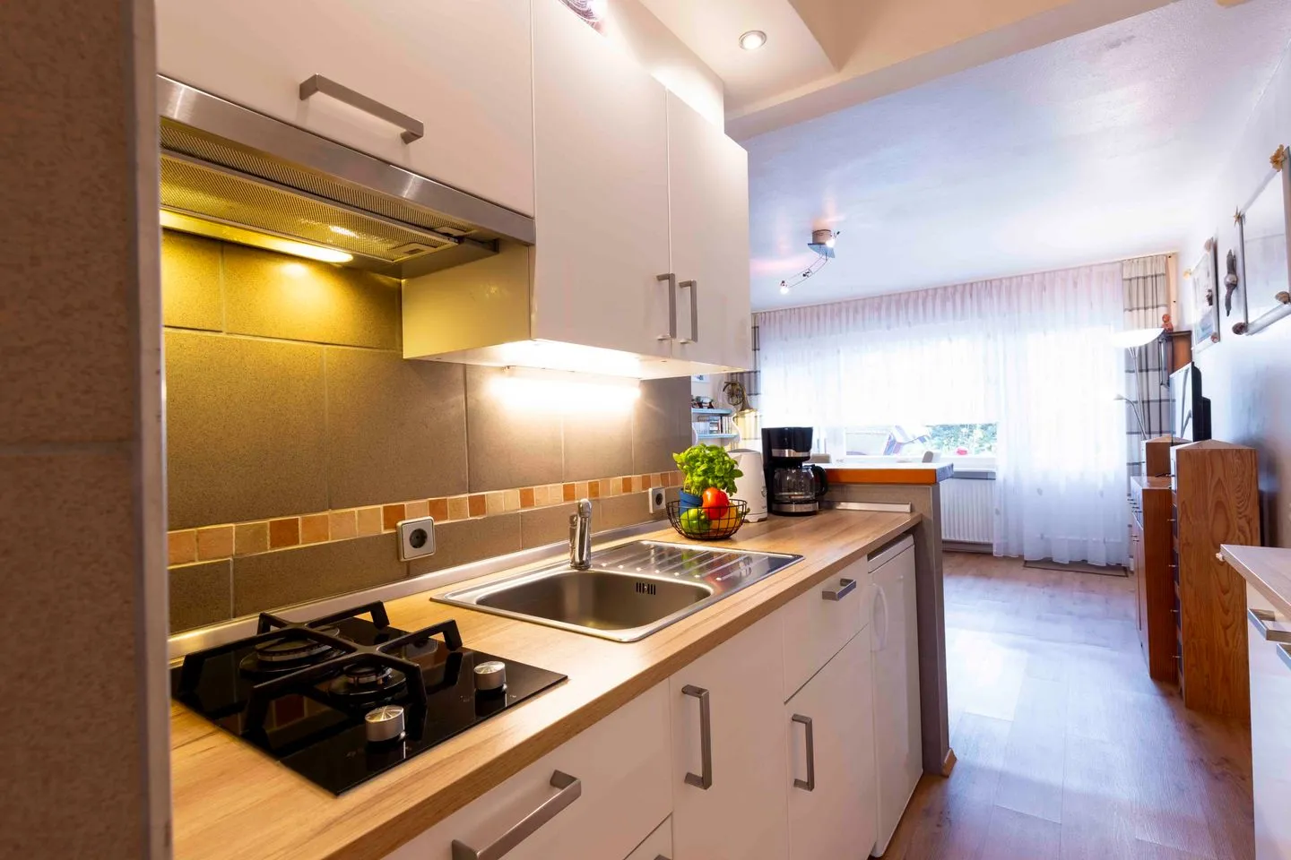 (MEI6b) Ferienwohnung "Matysik" Niendorf - Küche / Küchenzeile