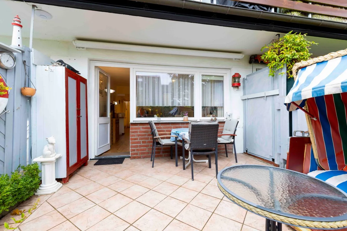 (MEI6b) Ferienwohnung "Matysik" Niendorf - Terrasse