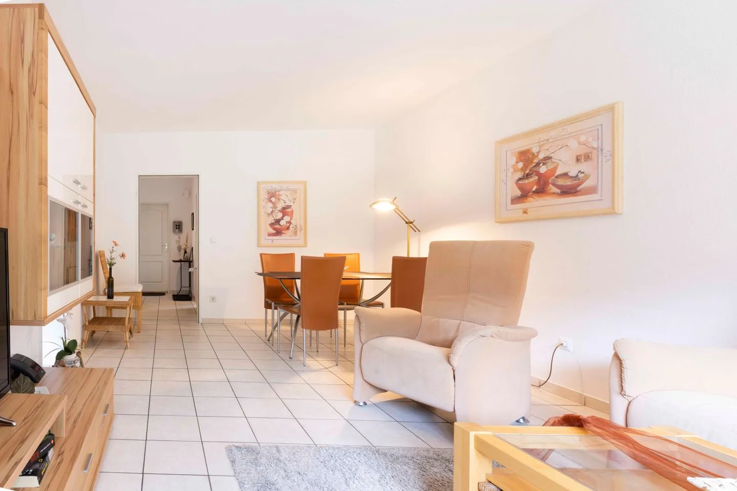 (MEI37) Ferienwohnung "Krüger" Niendorf - Wohnzimmer