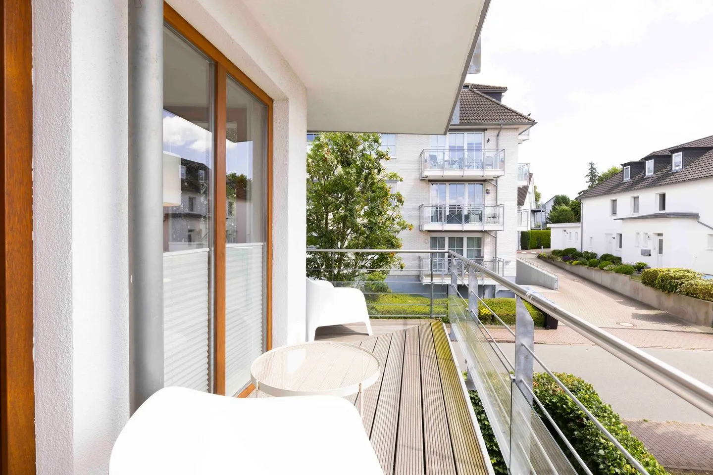 (PAM4) Ferienwohnung "Leffler" Niendorf - Balkon