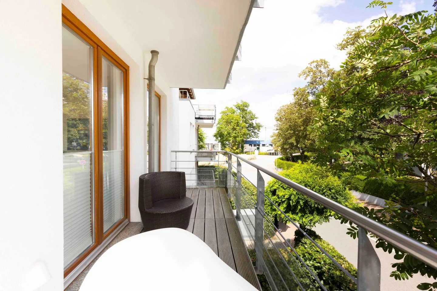 (PAM4) Ferienwohnung "Leffler" Niendorf - Balkon