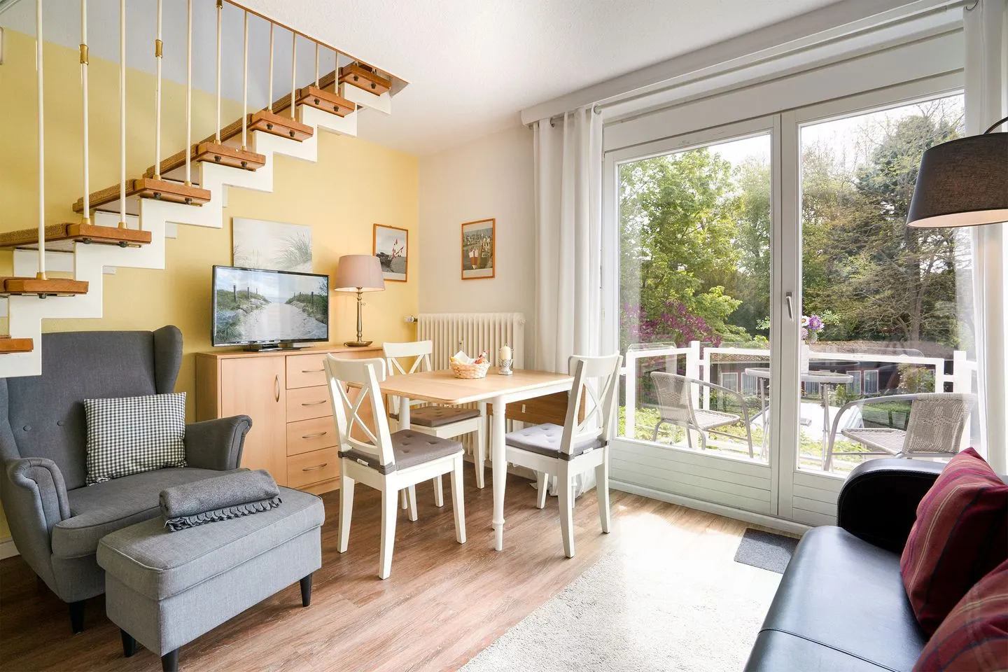 (PAR7b) Ferienwohnung "Rothmund" Niendorf - Wohnzimmer
