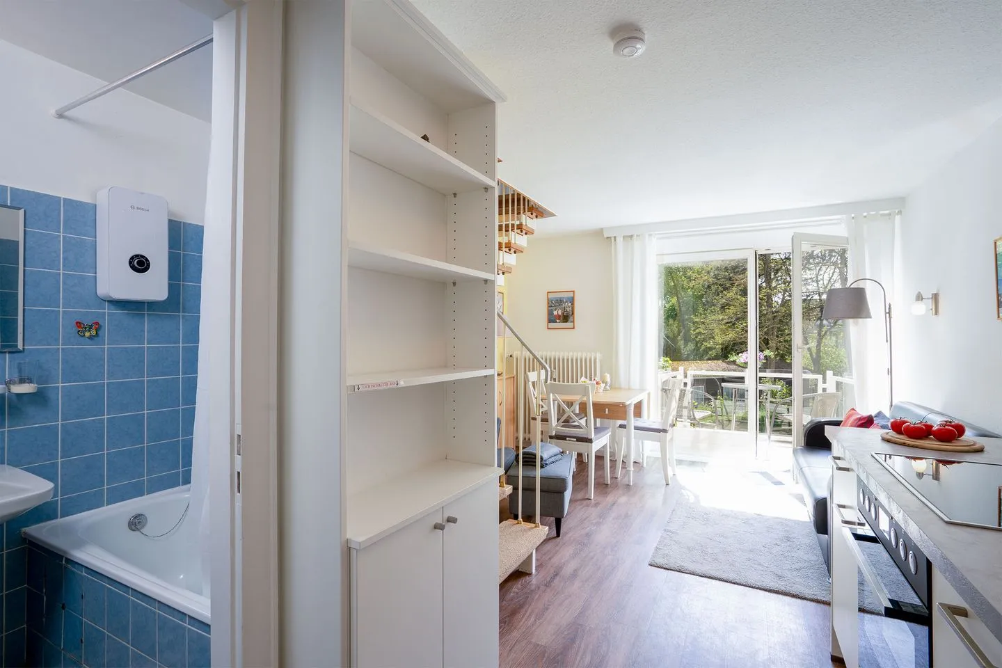 (PAR7b) Ferienwohnung "Rothmund" Niendorf - Küche / Küchenzeile